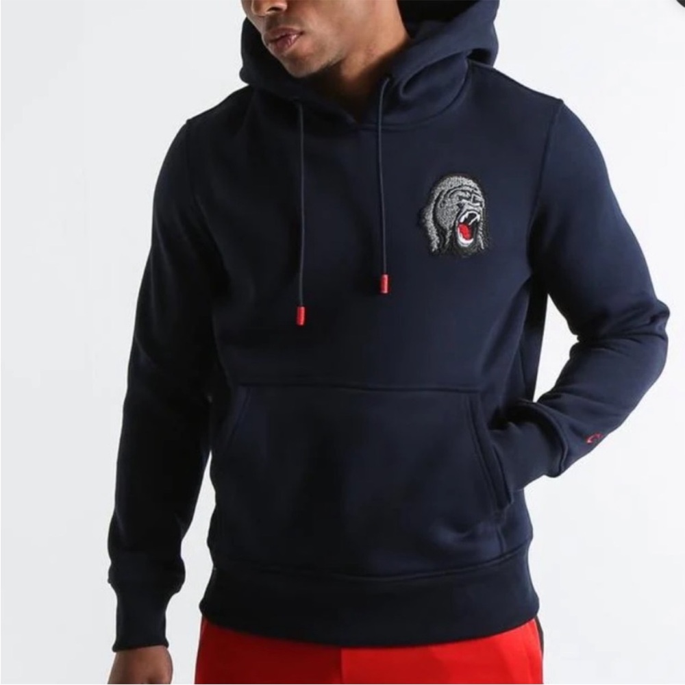 BOXRAW TANK HOODIE from Gervante Davis Collection w/ Gorilla Patch - Mens Small